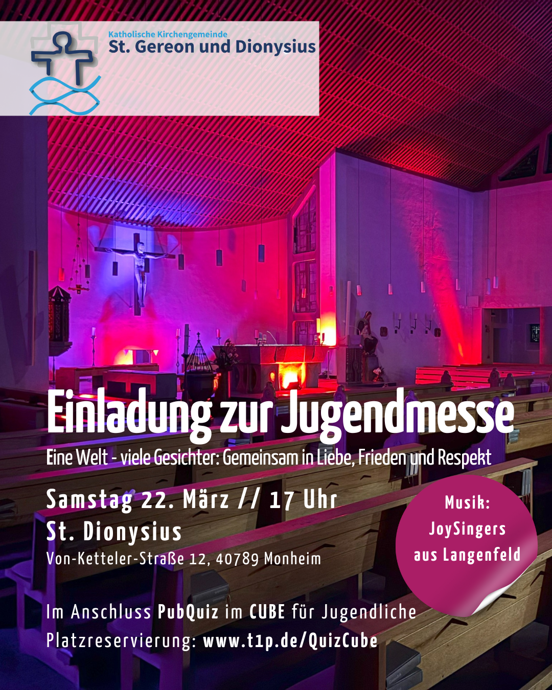 Jugendmesse Flyer